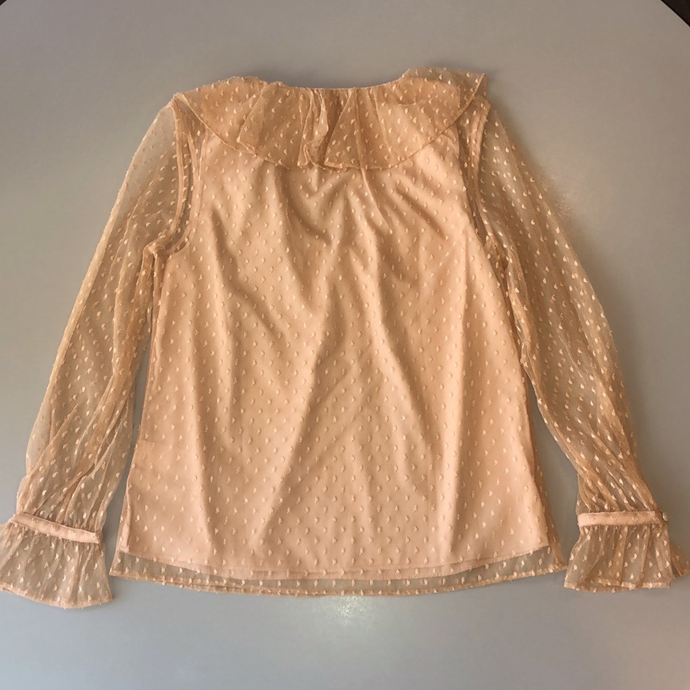 J. Crew Ruffle V-neck Top - Picture 9 of 9